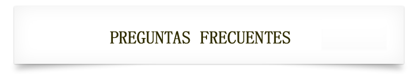 Algunas de las Preguntas frecuentes